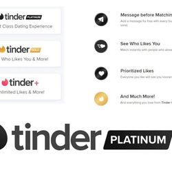 TINDER Platinum 12 MONTH SUBSCRIPTION (GLOBAL)