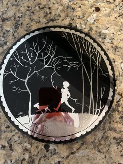 Antique Etched Mirror