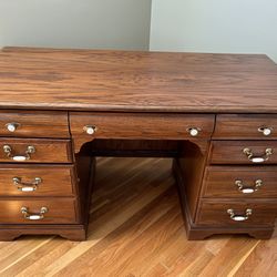 Solid Oak desk