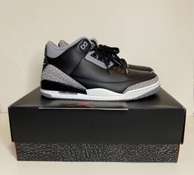 AIR JORDAN 3 BLACK CEMENT SZ 10.5