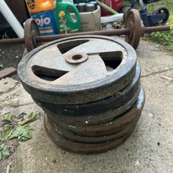 Weigh.  Plates.   Welder.     25.  Lbs.   All.  Pictured.  