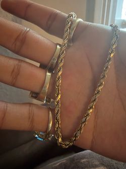 14K Solid Rope Bracelet