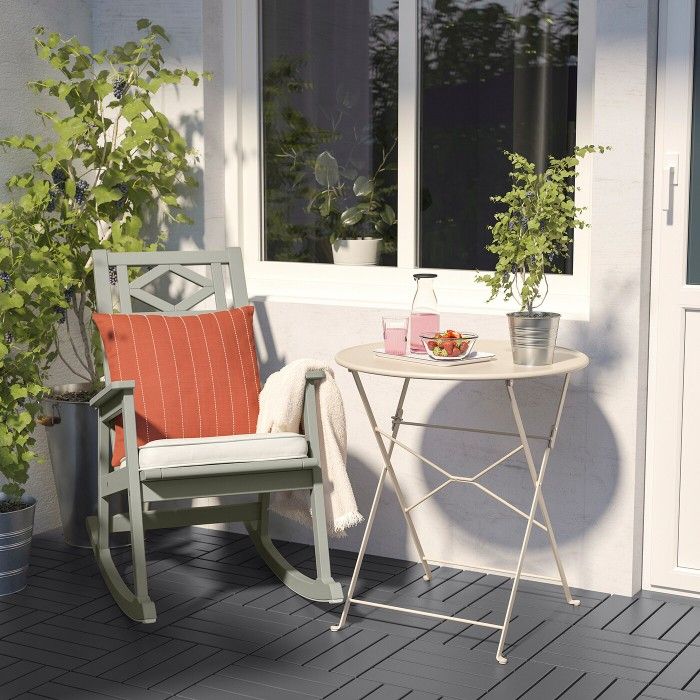 Set Of 2 Outdoor Rocking Chairs "Bondholdmen"