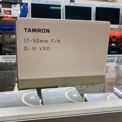 Tamron Lens 17-50mm F4 Sony E-Mount