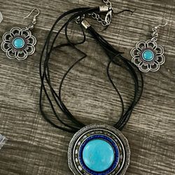 Necklace And Earrings Set 