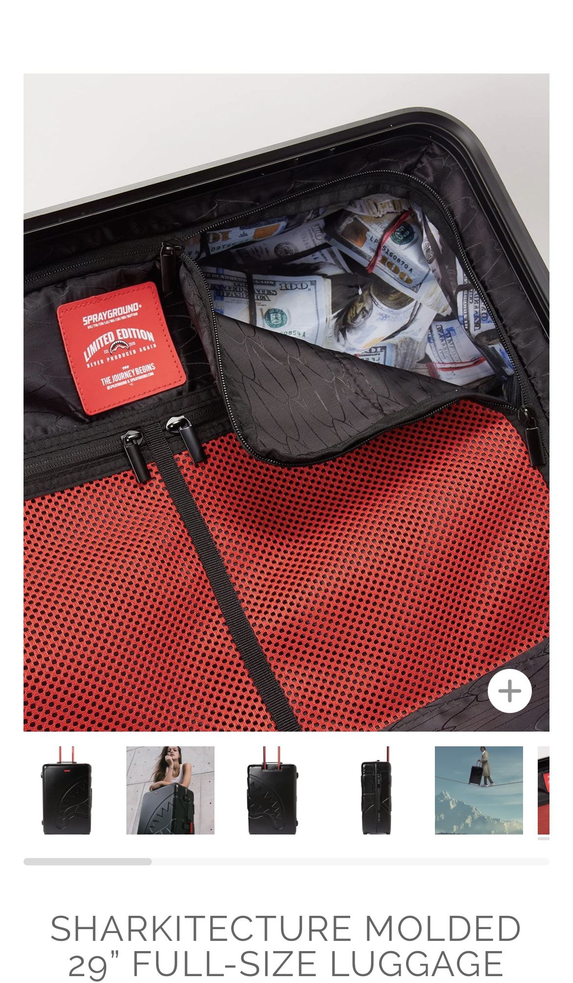 SHARKITECTURE MOLDED 29” FULL-SIZE LUGGAGE for Sale in Palm Beach Gardens,  FL - OfferUp
