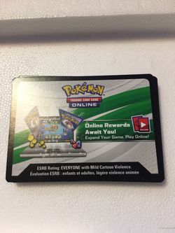 Online Pokémon codes