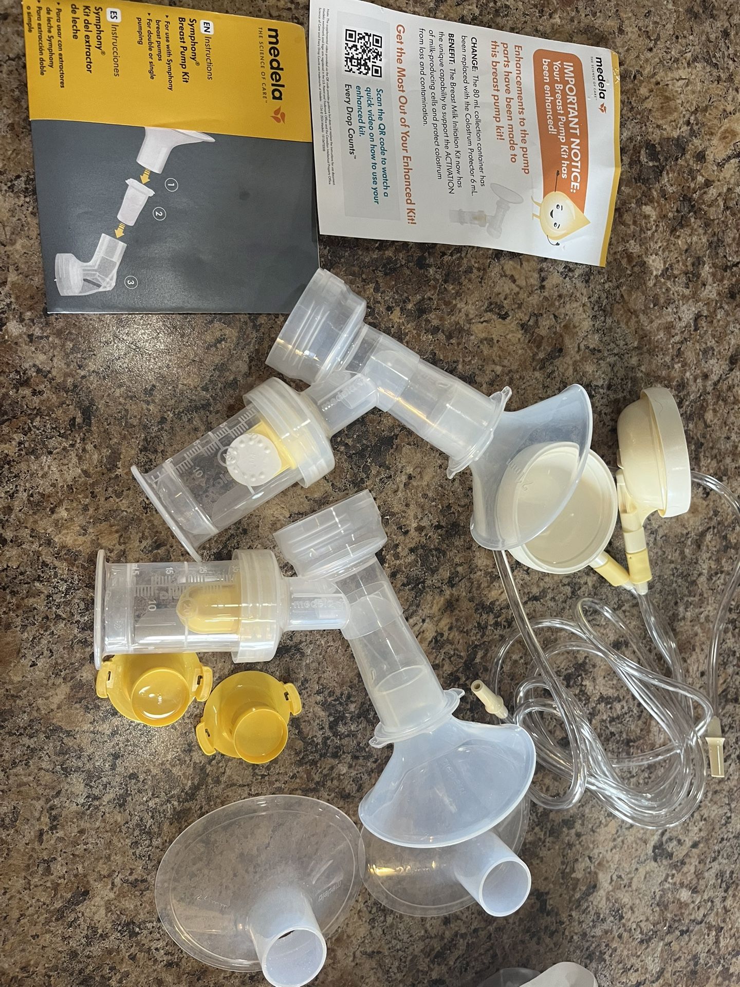 Medela symphony Breast Pump Parts And Storage Containers 