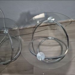 Glass Table Set 