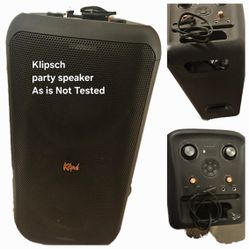 Klipsch Party Speaker As Is