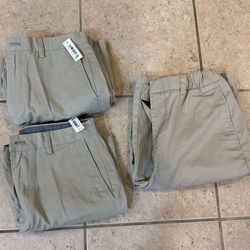 Khaki boys uniform shorts 3 pairs brand new