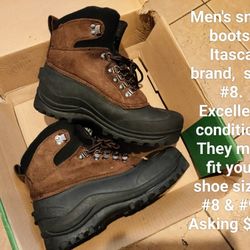 Men's Snow Boots Itasca Brand Excellent Condition Size #8