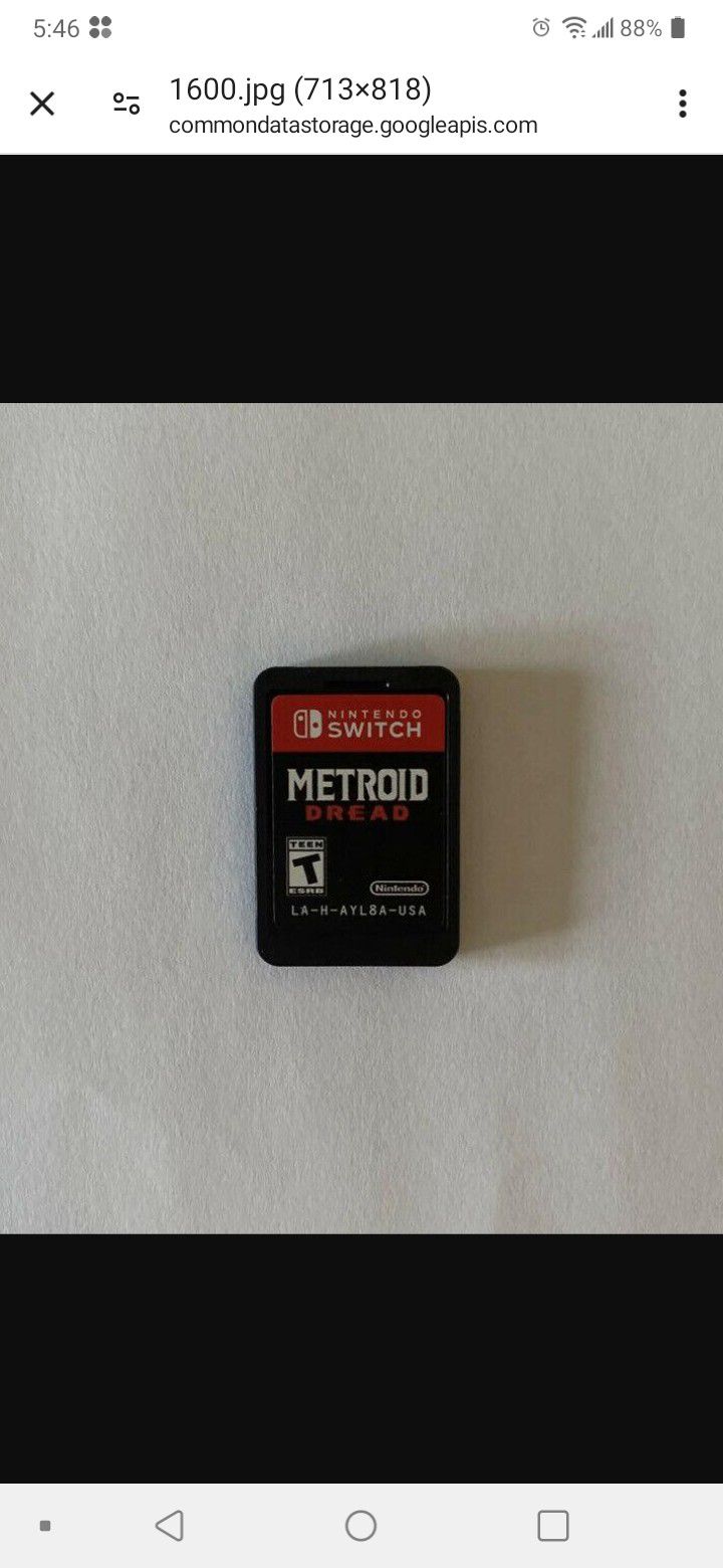 Metroid DREAD - Nintendo Switch Game Cartridge (No Case)