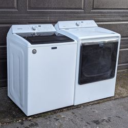 MAYTAG XL Capacity 5.0 cuft washer and 9.4 cuft Electric Dryer. Works Perfect. 30 Days warranty