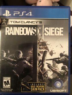 Rainbows x siege Includes gold weapons skin pack