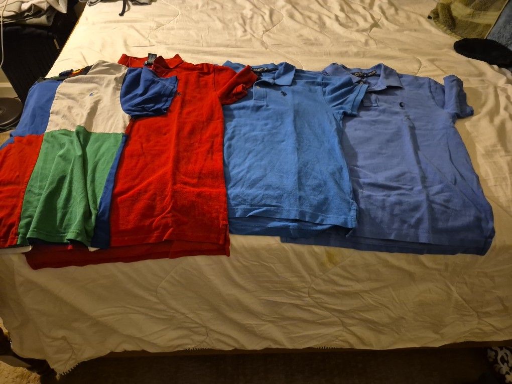 4 Polo Shirts