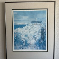 Jean Kalisch Signed/Numbered Lithograph "Coit Tower" - Framed 28x33