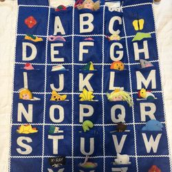 ABC  Chart With Stuffed Pictures