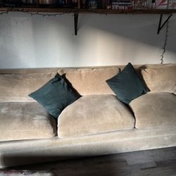 Tan Custom Made California Couch
