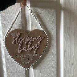 Baby Sleeping Sign 