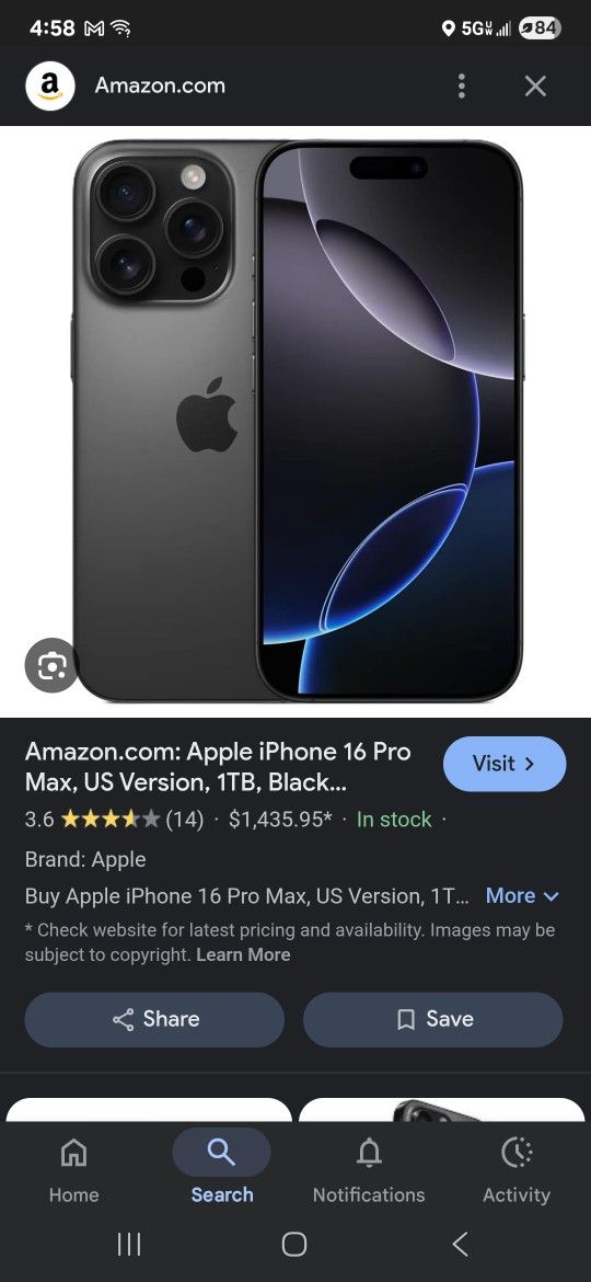 Unlocked Iphone 16 Pro Max 1tb