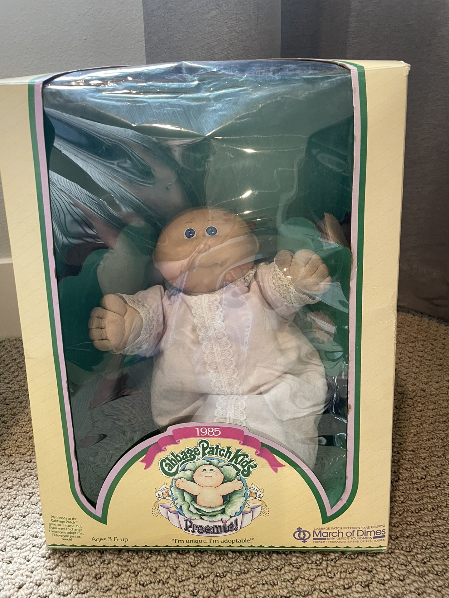 Cabbage Patch Preemie Doll 1985