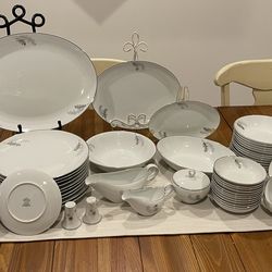 China Set Hand Painted Made in Japan Fukagawa Pattern #714