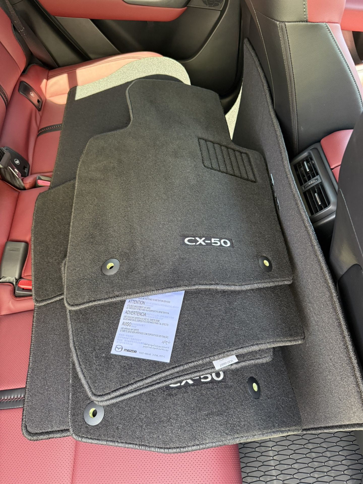 Mazda Cx50 Hybrid Car Mats 