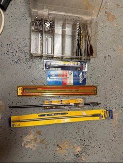 Mixed Drill Bits, Blades, and Hardware Lot