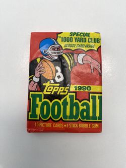 Unopened Football Card Pack
