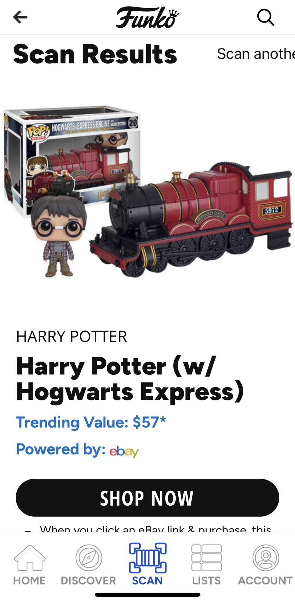 Harry Potter Hagwarts Express Engine Funko Pop