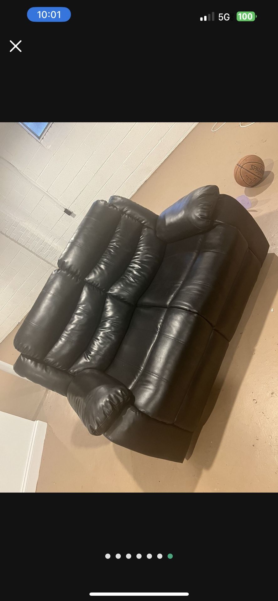 Recliner Love Seat & Sofa With Cup Holders