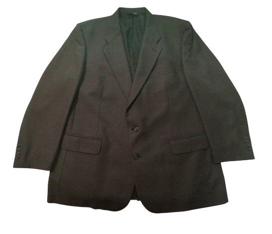 Vtg Burberry Wool Blazer/Sport Coat 52L