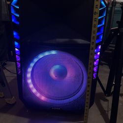 ION Total PA Supreme high-power Bluetooth sound system with lights. 