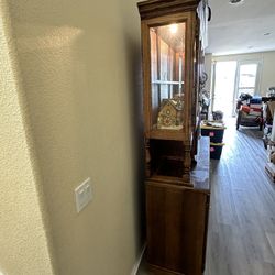 China Cabinet hutch Cabinet 77”x 53.5”