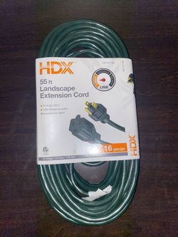 HDX 55ft Extension Cord 16 Guage
