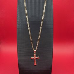 10k Gold Chain W/ Pendant 