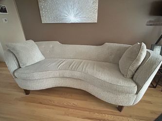 Beautiful Unique Curved Sofa!