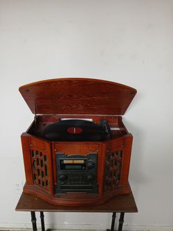 Antique Record and cassette player