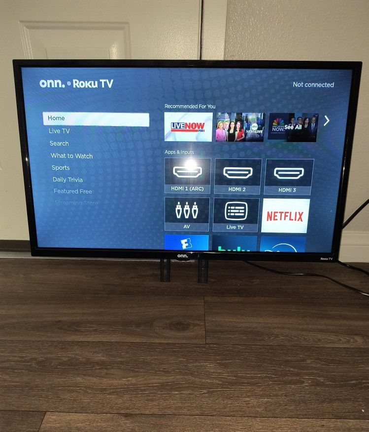 onn 32” Class HD (720P) LED Roku Smart Television (100012589)