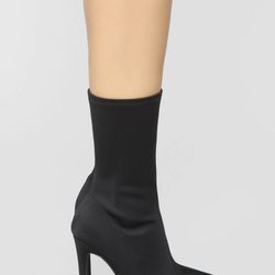 Black booties 