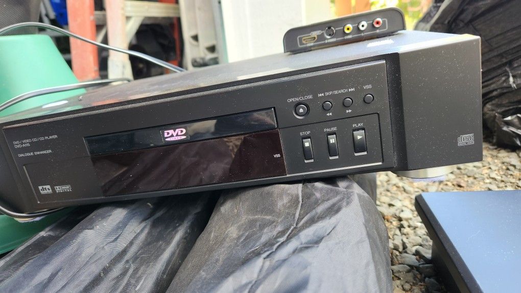 Panasonic
DVD-A115U
Player, 19" Dell Monitor and RCA To HDMI Converter