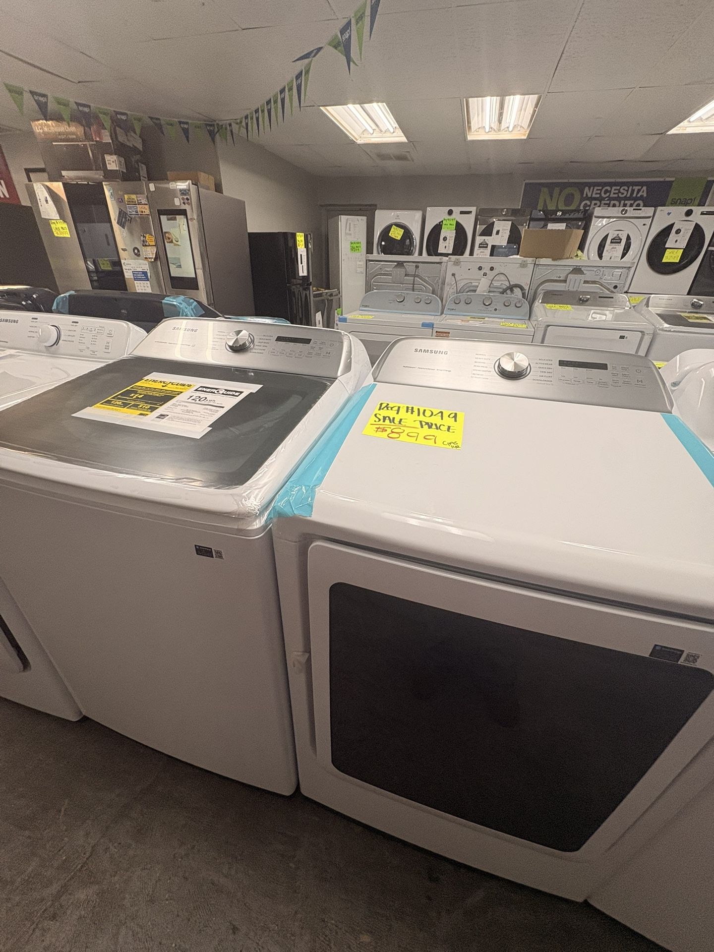 Samsung Washer And Dryer 2pc Set