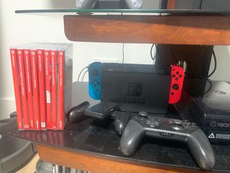 Nintendo switch with extras
