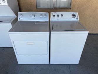 Gas dryer brand Kenmore and washer brand Whirlpool 60 days of warranty free delivery and installation