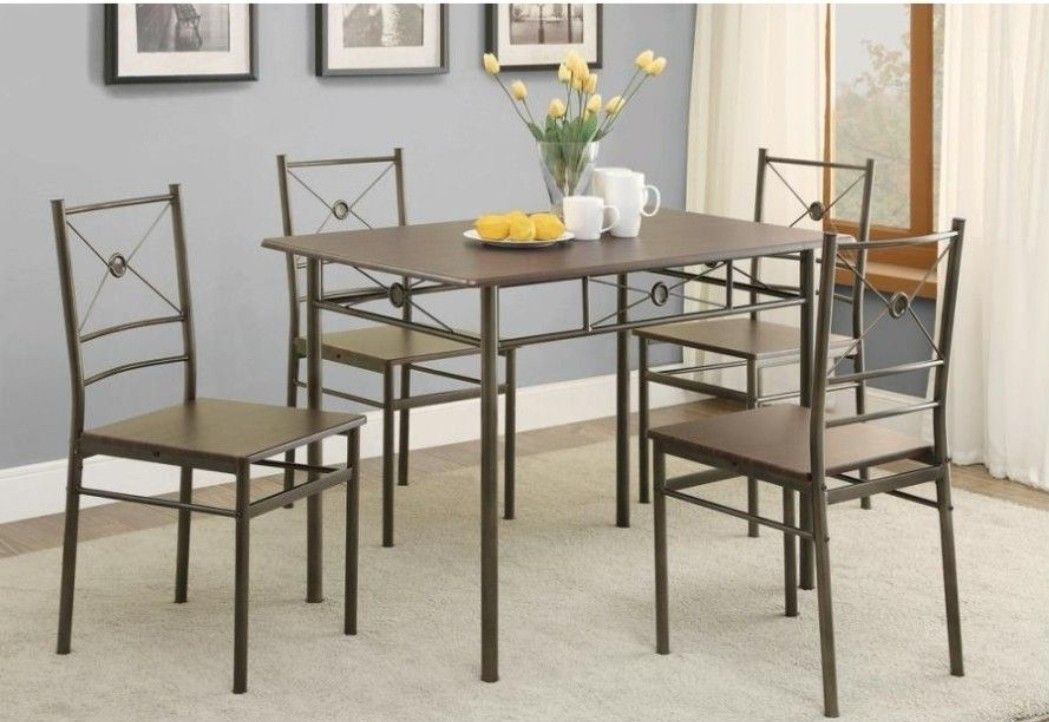 5 Piece Table And Chairs Set New In Box