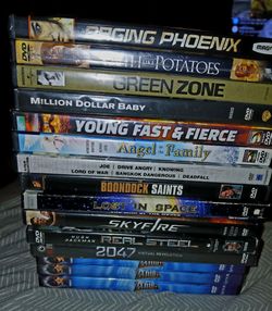 Movies for sale $3each  $20 for the group