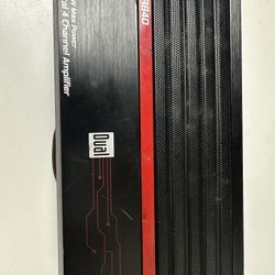 Dual Amplifier, 1000 W Max Power