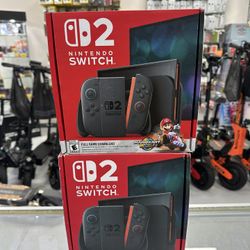 Nintendo Switch 2 Mario Bundle Brand New! Finance For $50 Down Payment!!