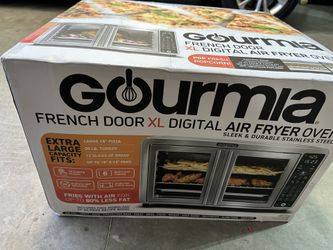  Gourmia XL Digital Air Fryer Toaster Oven with Single-Pull French  Doors : Home & Kitchen